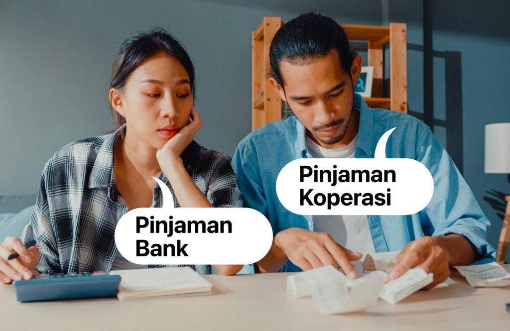 Perbezaan antara pinjaman Bank & Koperasi.